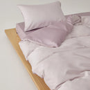 Axyaa Soft Lyocell Queen Bedding Set with Sheets, Natural Plant Fiber Quilt Cover