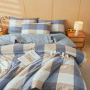 Axyaa Plaid Striped 100% Cotton Comforter Blanket for Warmth & Comfort