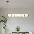 Axyaa Nordic Glass Chandelier LED Pendant Light for Living Dining Kitchen Room