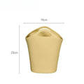 Axyaa Ceramic Flower Basket Vase: Creative Home Decor & Room Accent