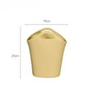 Axyaa Ceramic Flower Basket Vase: Creative Home Decor & Room Accent