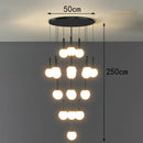 Axyaa Nordic Chandeliers Dining Room Pendant Lights Ceiling Hanging Lamps Indoor Lighting