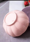 Axyaa Ceramic Pumpkin Rice Salad Bowl Set