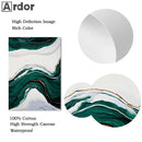 Green Marble Abstract Canvas Wall Art by Axyaa - Modern Nordic Home Decor
