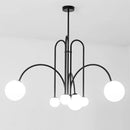 Axyaa Glass Ball LED Ceiling Chandeliers for Home Decor