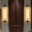Axyaa LED Alabaster Outdoor Wall Lamp for Living Room & Courtyard