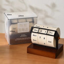 Axyaa Rotating Desk Calendar Office Timer Creative Ornaments Jewelry Holiday Gifts