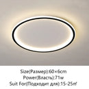 Axyaa Modern Gold/Black Ceiling Lamp for Home Indoor Lighting