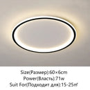 Axyaa Modern Gold/Black LED Ceiling Light for Home Lighting