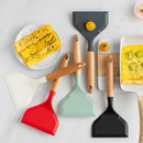 Axyaa Silicone Spatula Beef Meat Egg Kitchen Scraper Non-stick Shovel Kitchenware