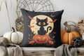 Cute Ghosts with Stars Halloween Pillow Cover by Axyaa