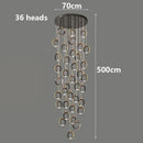 Axyaa LED Pendant Light Chandeliers for Living Room, Modern Indoor Staircase Lighting