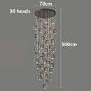Axyaa Modern LED Staircase Chandeliers for Living Room Decor