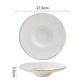 Axyaa Straw Hat Ceramic Plates Set for Dining Table - Multipurpose Tableware Collection