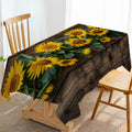 Axyaa Sunflower Plank Table Runner for Home Decor and Party Centerpieces