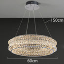 Axyaa Crystal Chandelier Pendant Light for Living & Dining Room in Luxury Style