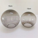 Axyaa Glass Shade Replacement for Magic Bean Lighting, 7cm Opening, 13cm D, 15cm D