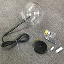 Axyaa Glass Ball Chandelier Pendant Light for Bedroom Dining Room Decor