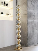 Axyaa Metal Ball Floor Lamp Black Standard Modern Minimalist Living Room Light
