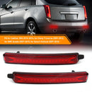 Axyaa LED Rear Bumper Reflector Lights Cadillac SRX Chevy Traverse GMC Acadia