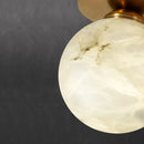 Axyaa Golden Brass LED Ceiling Light for Luxurious Spaces