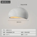 Axyaa Nordic Wabi Sabi Pendant Lamps LED Ceiling Chandelier for Modern Living Room