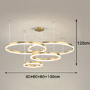 Axyaa Modern LED Pendant Light for Living and Dining Room Chandeliers