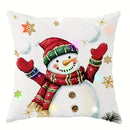 Axyaa Christmas LED Pillowcase, Santa Snowman Tree Design for Home Party Décor