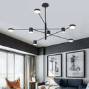 Axyaa Nordic Branch-Shaped Chandelier - Modern Wrought Iron Minimalist Design