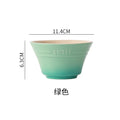 Axyaa Rainbow Gradient Ramen Bowls Set - 300ML Japanese Kitchen Tableware