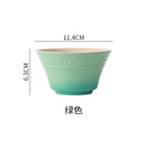 Axyaa Rainbow Gradient Ramen Bowls Set - 300ML Japanese Kitchen Tableware