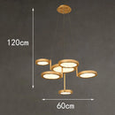 Axyaa Modern LED Pendant Chandeliers for Living Room and Dining Room Lighting