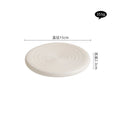 Axyaa Circular Ceramic Steak Plate | Dessert Sushi Pasta Serving Plate