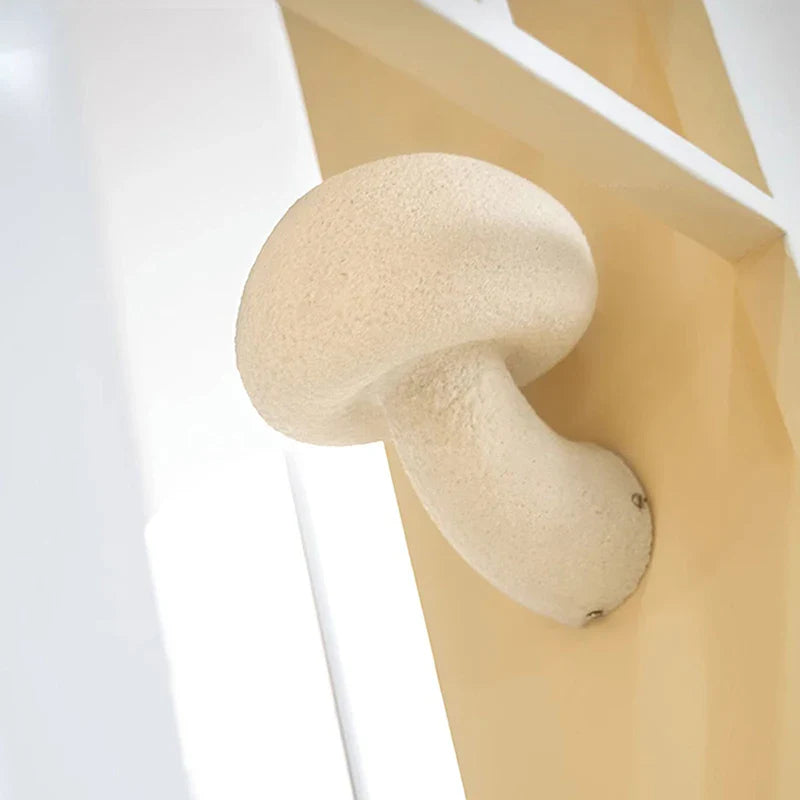 Axyaa White Mushroom LED Wall Lamps for Modern Home Decor