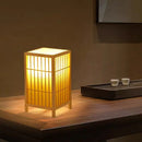 Axyaa Zen Bamboo Table Lamp for Bedroom and Living Room Zen Decor