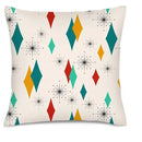 Geometric Pattern Pillow Covers by Axyaa for Sofa, Bedroom, Car - Retro Style