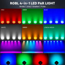 Axyaa 150W RGBL LED Par Lights for Disco Bar Club Wedding Live Show