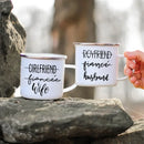 Axyaa Enamel Couples Mugs for Outdoor Coffee, Travel, and Bonfires