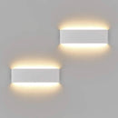 Axyaa Modern LED Wall Sconces - Up and Down Aluminum Bedside Lights for Living Room and Corridor