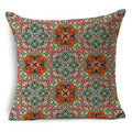Axyaa Ramadan Vintage Ethnic Pattern Cushion Cover 45x45cm Linen Pillow Case