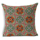 Axyaa Ramadan Vintage Ethnic Pattern Cushion Cover 45x45cm Linen Pillow Case