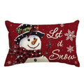 Christmas Snowman Tree Pillowcase - Axyaa Home Decoration Gift Suite