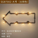 Axyaa Industrial Gear Water Pipe Wall Lamp Retro Style Decorative Hanging