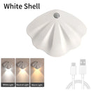 Axyaa Shell Motion Sensor Wall Lamp Spotlight Rechargeable LED Night Light