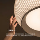 Axyaa White Knit Fabric Cocoon Table Lamp - Wabi-sabi Style Home Decor