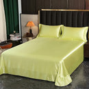 Axyaa Silk Summer Quilt & Printed Tencel Sheet Set - High-End Sleep Essentials