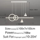 Axyaa Minimalist Restaurant Pendant Chandelier for Home Interior, Living Room, Cafe, Bar Table