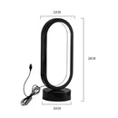 Axyaa LED Table Lamp USB Plug Bedside Light 3 Colors Living Room Desk Lighting