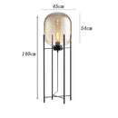 Axyaa LED Floor Lamp with Remote Control Dimming - Modern Minimalist Nordic Design
