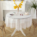 Axyaa White Lace Tablecloth for Wedding Decor and Events